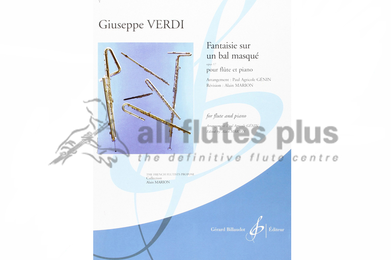 Verdi Fantasie Sur Un Bal Masque for Flute and Piano