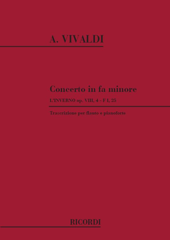 Vivaldi Concerto in F Minor-Flute & Piano