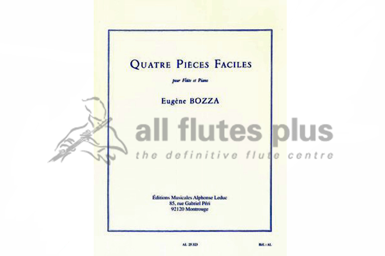 Bozza Quatre Pieces Facile-Flute and Piano