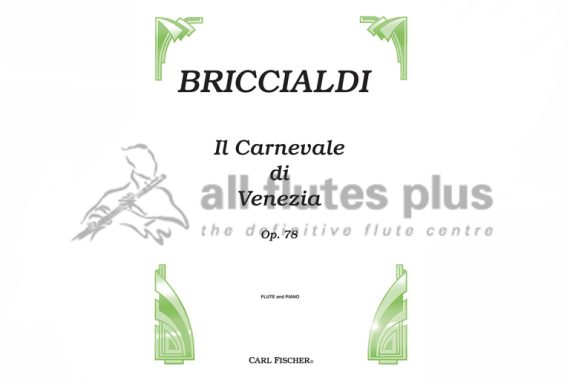 Briccialdi IL Carnevale Di Venezia Op 78 for Flute & Piano