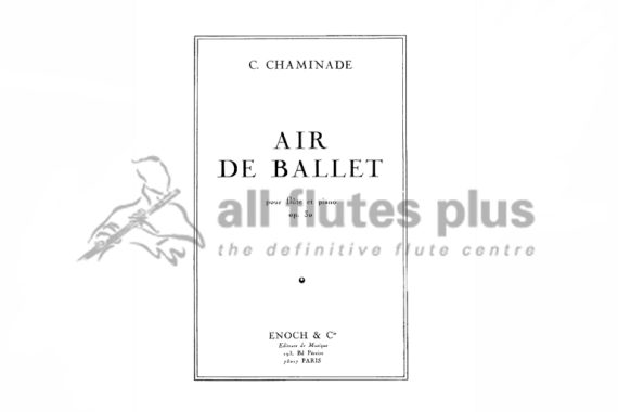 Chaminade Air de Ballet Op 30 for Flute and Piano