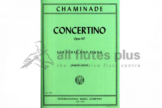 Chaminade Concertino Opus 107-Flute and Piano-IMC