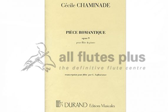 Chaminade Piece Romantique-Flute and Piano-Durand