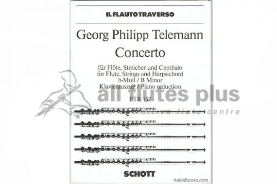 Telemann Concerto in B Minor-Flute and Continuo-Schott