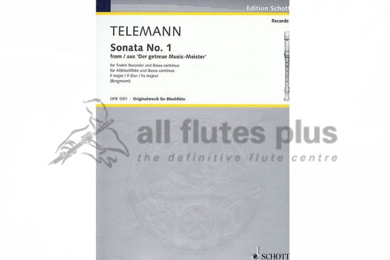 Telemann Sonata No 1 in F major from Der getreue Music-Meister-Schott