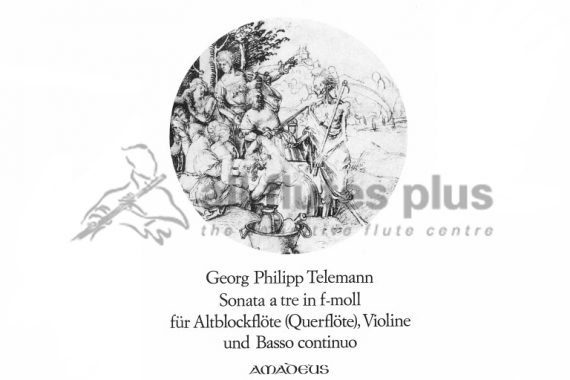 Telemann Sonata in F Minor-Flute and Basso Continuo-Amadeus