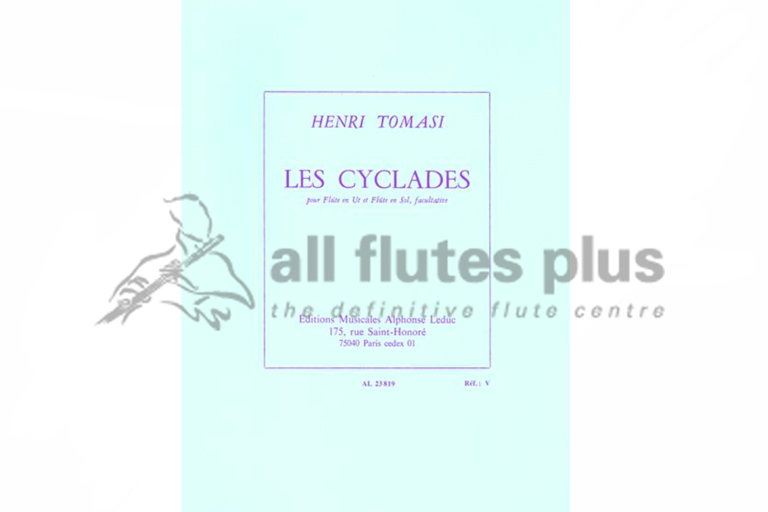 Tomasi Les Cyclades for Flute Solo-Leduc