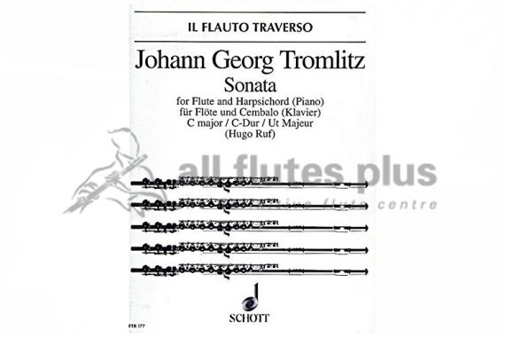 Tromlitz Sonata in C Major-Flute and Piano-Schott