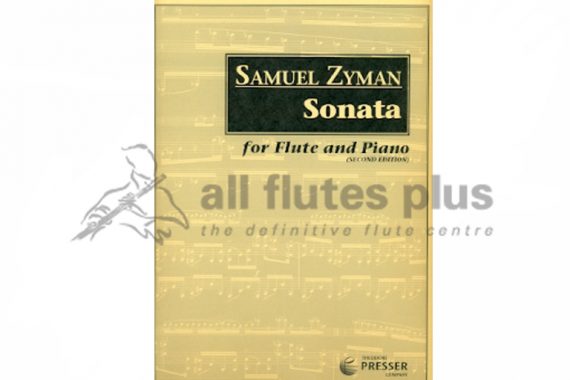 Zyman Sonata-Flute and Piano-Theodore Presser