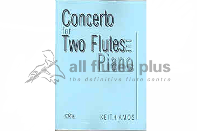 Amos Concerto for Two Flutes and Piano