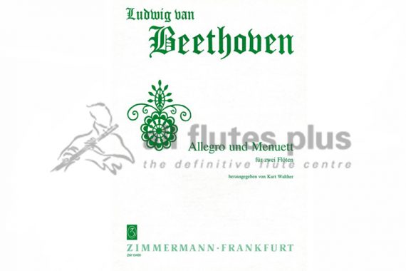 Beethoven Allegro and Menuet-Two Flutes-Zimmermann