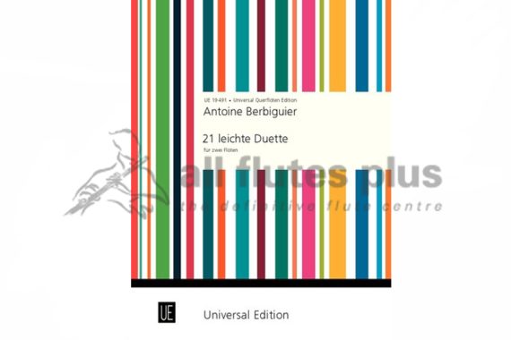 Berbiguier 21 Easy Duets for Two Flutes