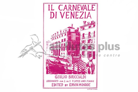 Briccialdi Carnival of Venice Op 78-Two Flutes and Piano