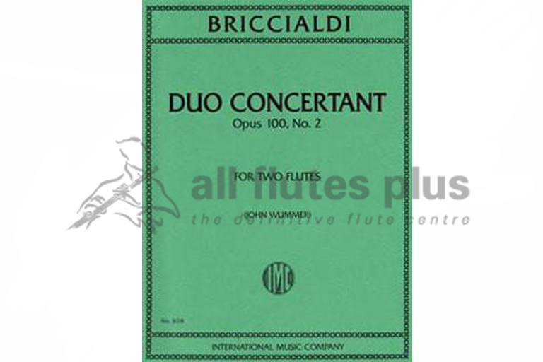 Briccialdi Duo Concertante No 2 Op 100 for Two Flutes