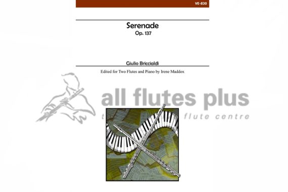 Briccialdi Serenade Op 137-Two Flutes and Piano