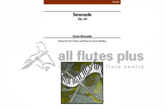 Briccialdi Serenade Op 137-Two Flutes and Piano-Alry