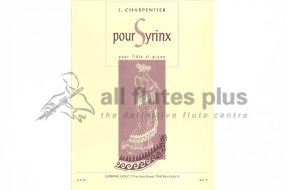 Charpentier Pour Syrinx-Flute and Piano-leduc