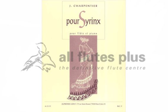Charpentier Pour Syrinx for Flute and Piano
