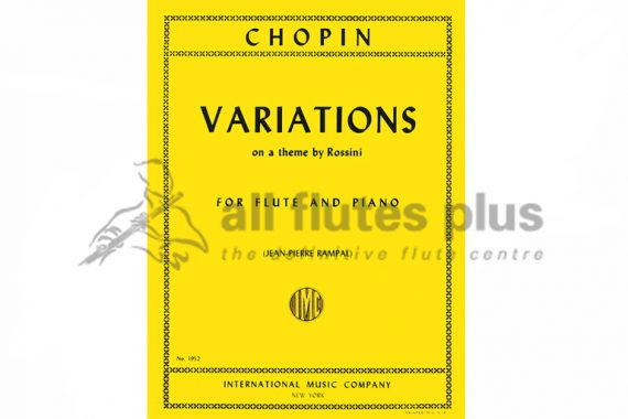 Chopin Variations on a Theme by Rossini-Flute and Piano-IMC