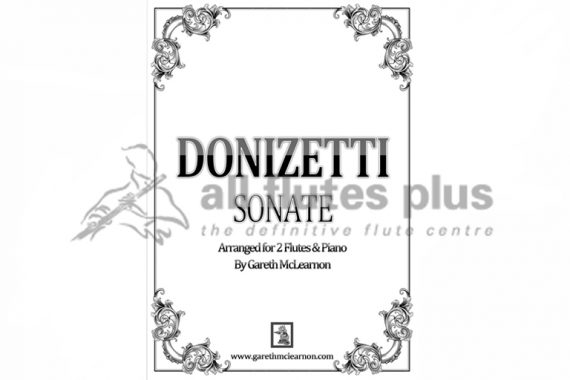 Donizetti Sonata-Two Flutes and Piano-Gareth McLearnon