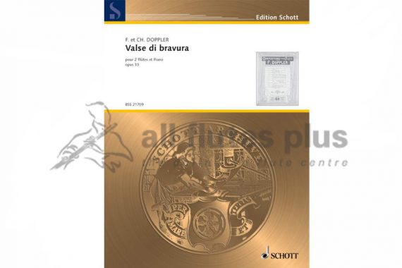 Doppler Valse di Bravura-2 flutes and Piano-Schott