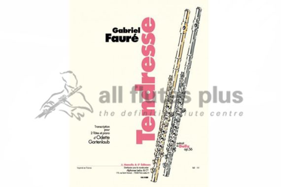 Faure Dolly Suite Tendresse Op 56-Two Flutes and Piano