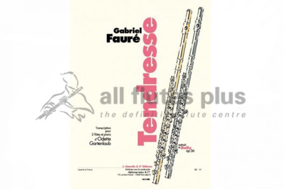 Faure Dolly Suite-Tendresse Op 56-Two Flutes and Piano-Editions Hamelle
