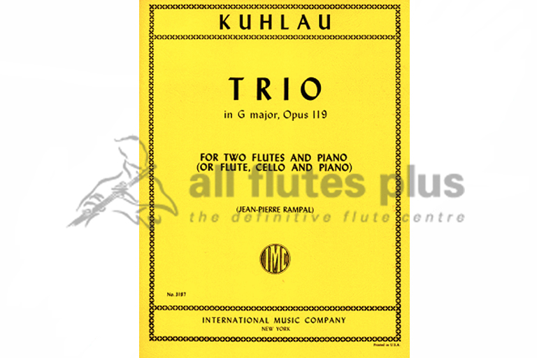 Kuhlau Trio in G Major Op 119 for Two Flutes & Piano