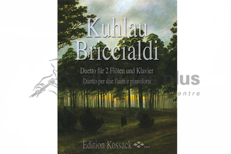 Kuhlau and Briccialdi Duets for Two Flutes and Piano