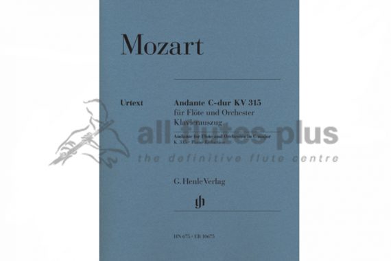 Mozart Andante In C K315-Flute and Piano-Henle Verlag