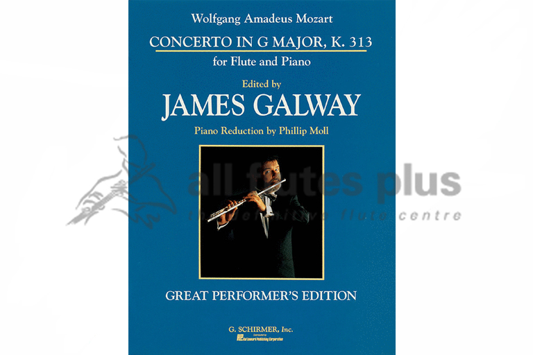 Mozart Concerto in G Major KV313-Flute and Piano-Edition Galway