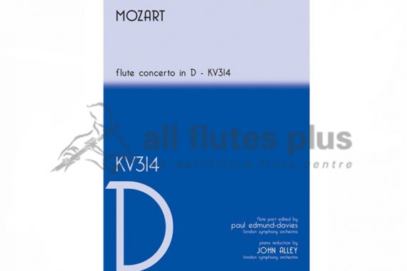 Mozart Flute Concerto No 1 in D Major K314-Flute and Piano-Arr Paul Edmund Davies-Mayhew