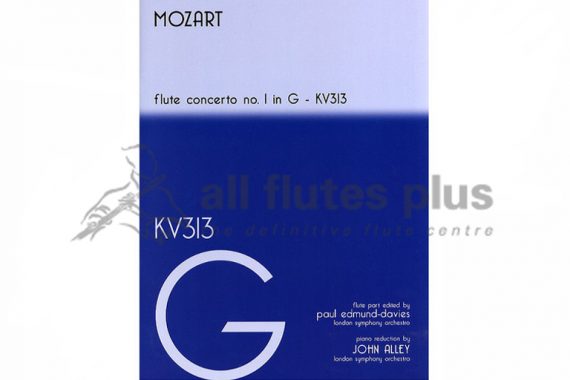 Mozart Flute Concerto No 1 in G Major K313-Flute and Piano-Arr Paul Edmund Davies-Mayhew