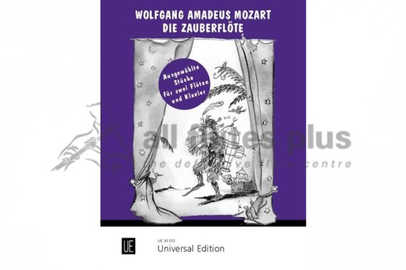 Mozart Selected Pieces from the Magic Flute-Two Flutes and Piano