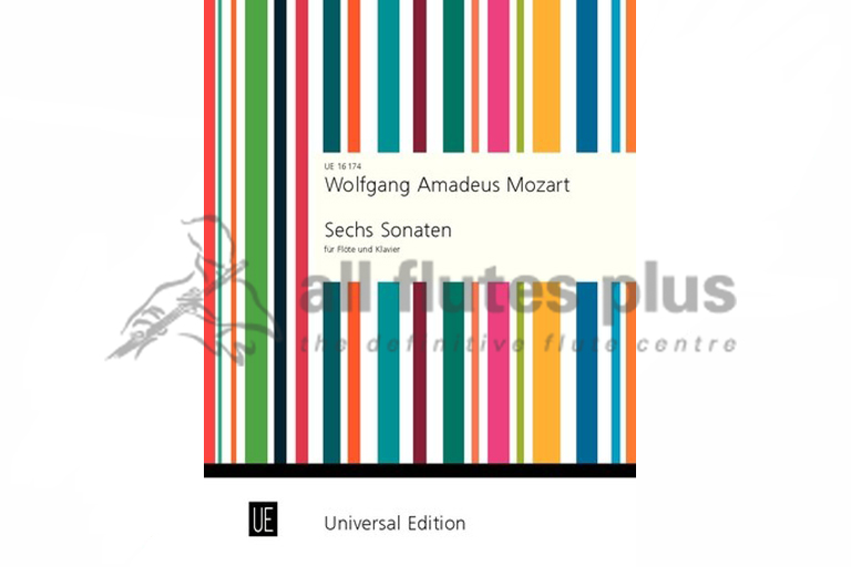 Mozart Six Sonatas Volume 1 for Flute and Piano