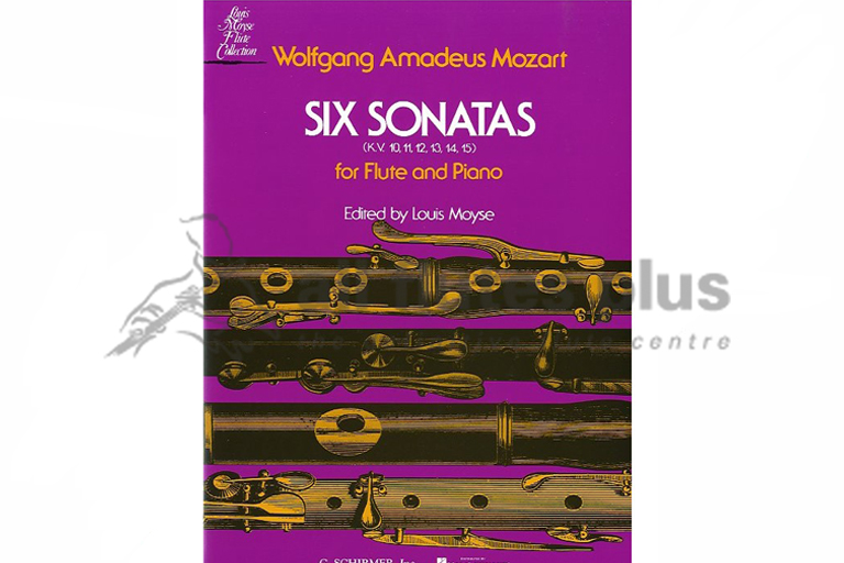 Mozart Six Sonatas for Flute and Piano