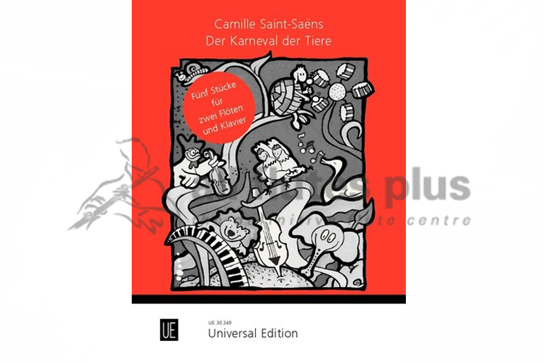 Saint-Saens Carnival of the Animals Two Flutes and Piano