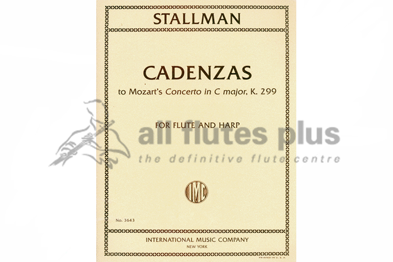 Stallman Cadenzas for Mozart Flute and Harp Concerto in C Major KV299