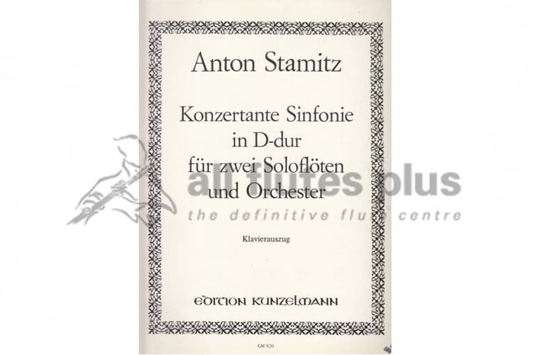 Stamitz Sinfonia Concertante in D Major-2 Flutes & Piano