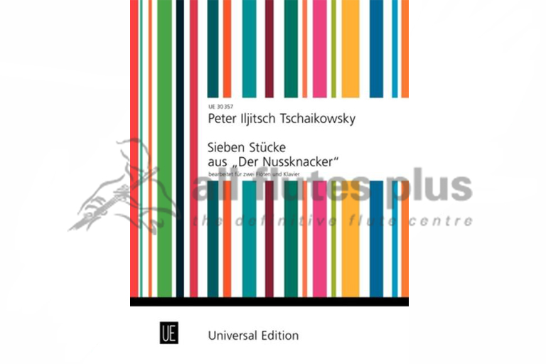 Tchaikovsky Seven Pieces from the Nutcracker for 2 Flutes and Piano
