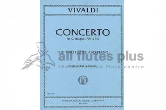 Vivaldi Concerto in C Major RV533-Two Flutes and Piano