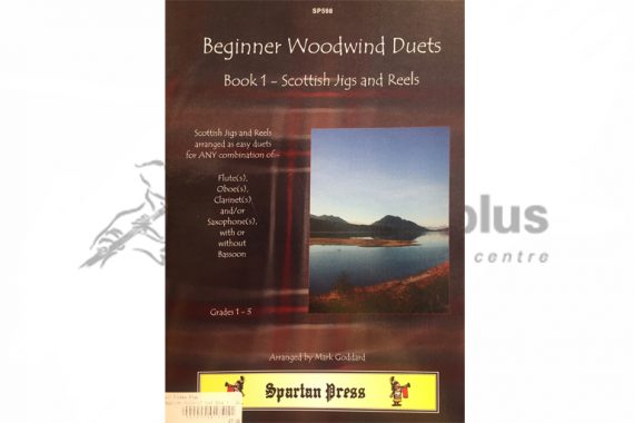 Beginner Woodwind Duets Book 1-Scottish Jigs and Reels-Spartan Press
