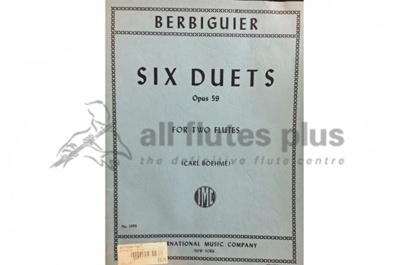 Berbiguier Six Duets Opus 59-Two Flutes
