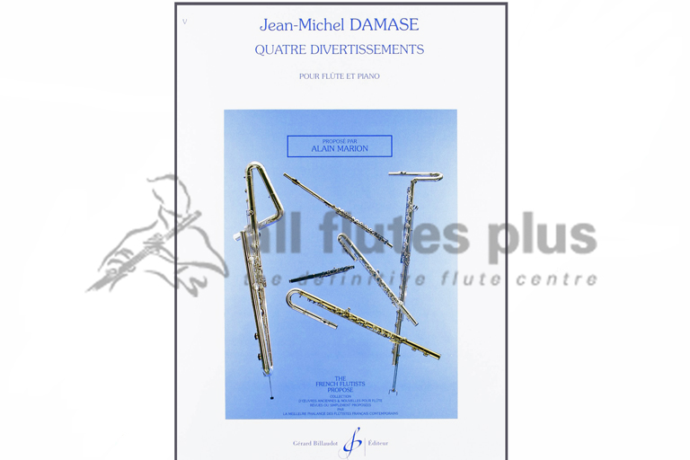 Damase Quatre Divertissements for Flute and Piano