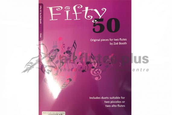 Fifty 50-Original Pieces for Two Flutes-Booth-Pipeblower Publishing
