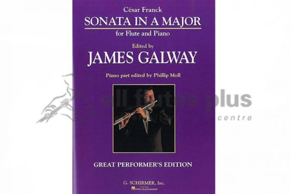 Franck Sonata in A Major-Flute and Piano-Edition Galway-Schirmer
