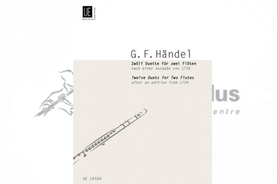 Handel Twelve Duets-Two Flutes-Universal