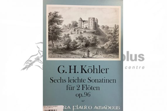 Kohler Six Little Sonatinas Op 96-Two Flutes-Amadeus