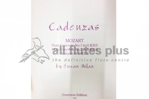 Mozart Cadenzas for Flute Concertos KV313, 314 and 315