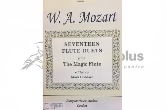 Mozart Seventeen Flute Duets From The Magic Flute